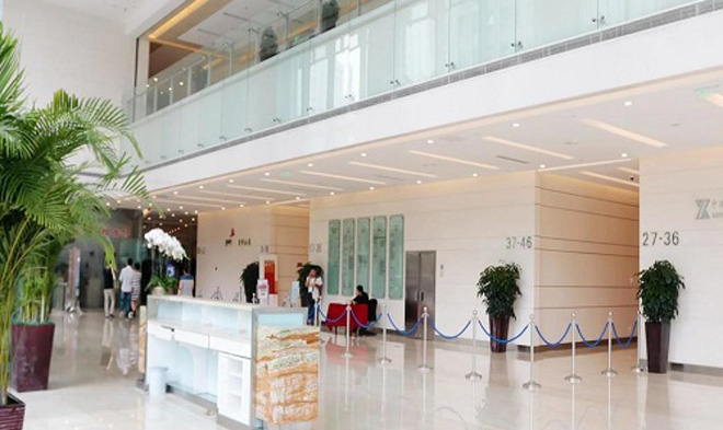 北京财富中心大堂图